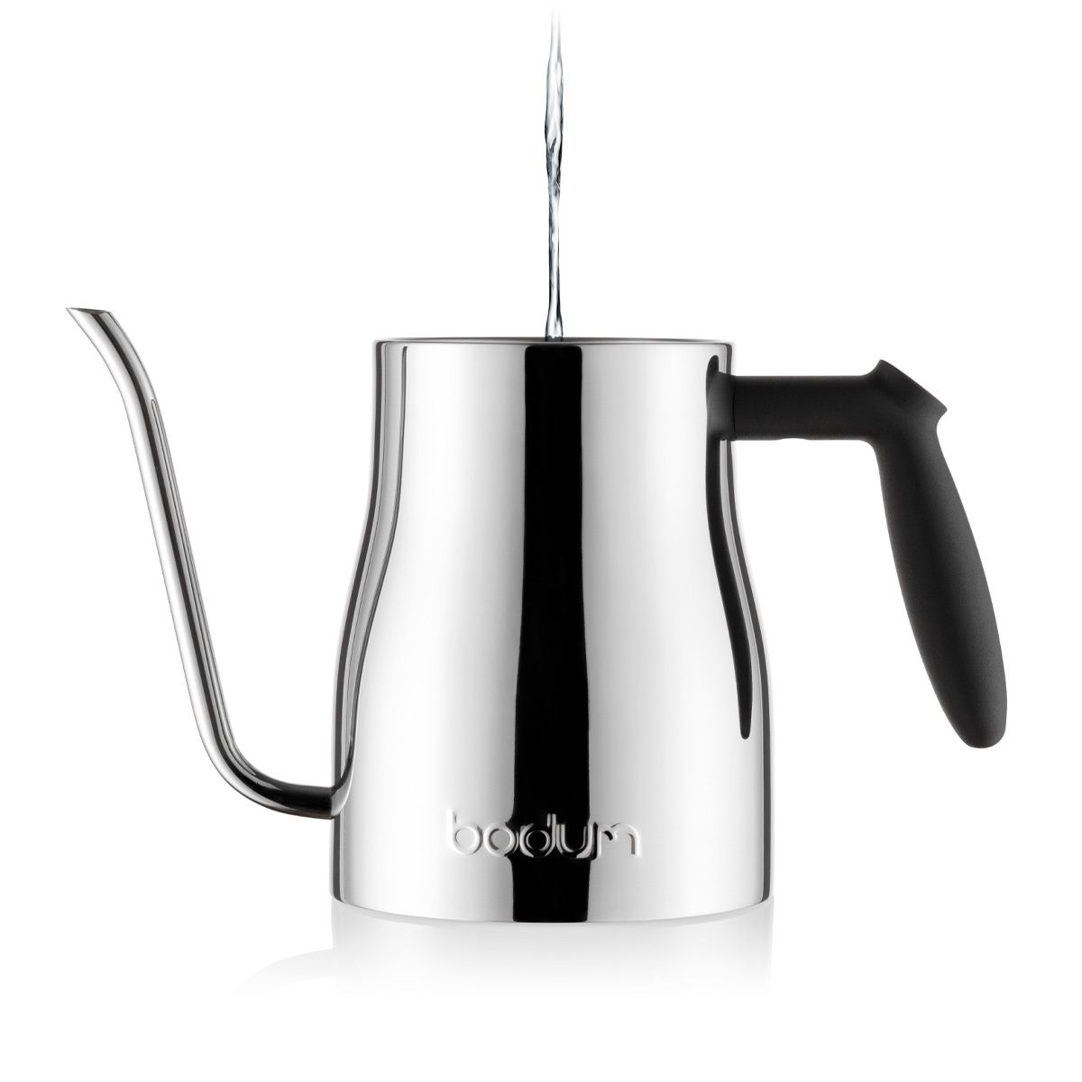 Bodum Bistro 34 oz Stovetop Gooseneck Water Kettle - Chrome